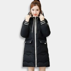 Plumífero Korean Mid-Long de Moda para Mujer