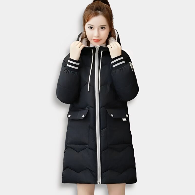 Plumífero Korean Mid-Long de Moda para Mujer