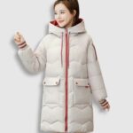 Plumífero Korean Mid-Long de Moda para Mujer (2)