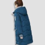Plumífero Korean Mid-Long de Moda para Mujer (3)
