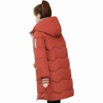 Plumífero Korean Mid-Long de Moda para Mujer (4)