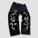 Jean Cherry Blossom Y2K para hombres | KPOP STORE (3)