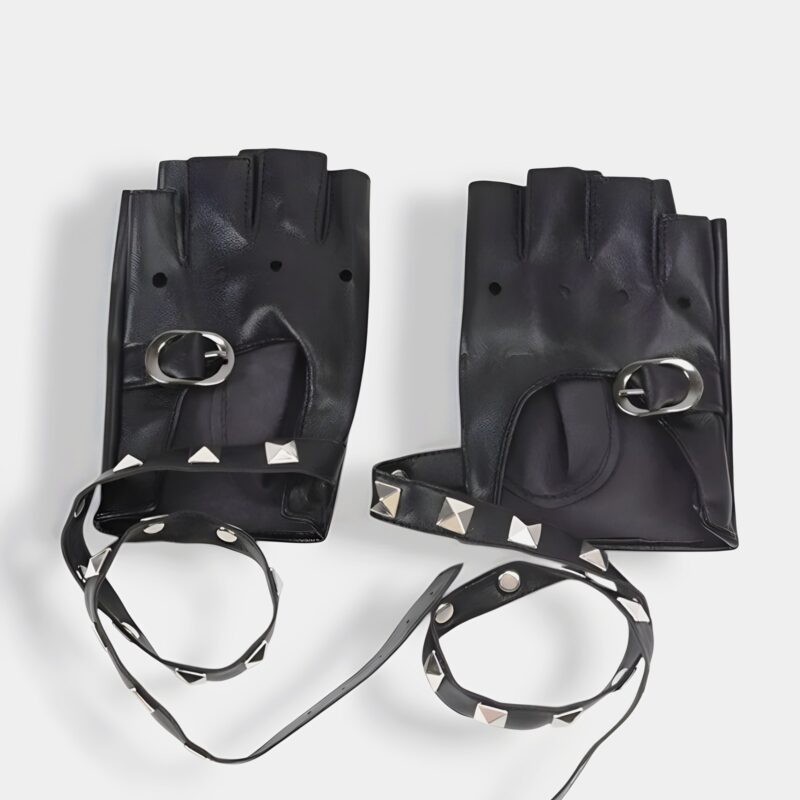 Guantes de piel KPOP estilo BTS - Mitaine