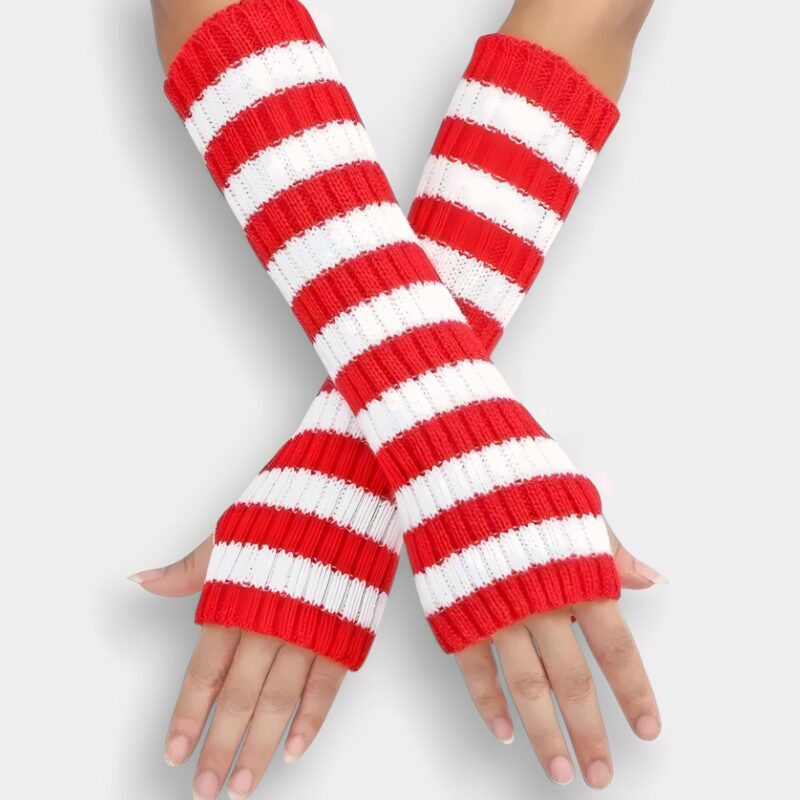 Mittens Largas Rayadas K-pop