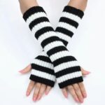 Mittens Largas Rayadas K-pop (2)