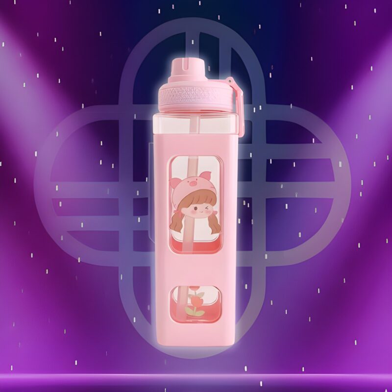 Botella Kawaii KPop - Accesorio para Fans