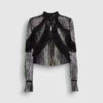 Crop Top Lace Blackpink - Camisa Elegante (2)