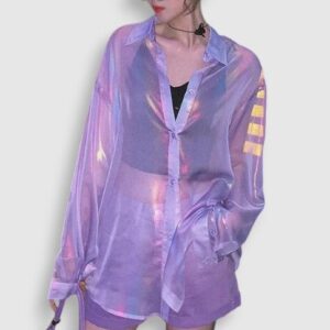 Camisa Oficial Suga BTS Lilas Equine (2)