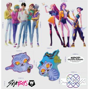 Vinilo Decorativo Pared - KPop Demon Hunters