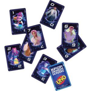 UNO KPop Demon Hunters - Juego de Cartas Mattel Netflix