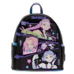 Loungefly HUNTR/X Mini Backpack con Photo Card Charm - KPop Demon Hunters - KPop Demon Hunters