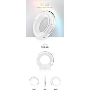 Light ring blanco en forma de anillo con su caja, ITZY, vista 1