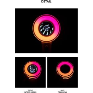 Lightstick candybong blanco con cabezal redondo y logo de twice, TWICE, vista 1