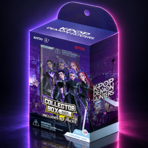 Caja Collector Box de 10 sobres de cartas coleccionables Kayou de KPop Demon Hunters