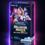 Caja Collector Box de 5 sobres de cartas coleccionables Kayou de KPop Demon Hunters