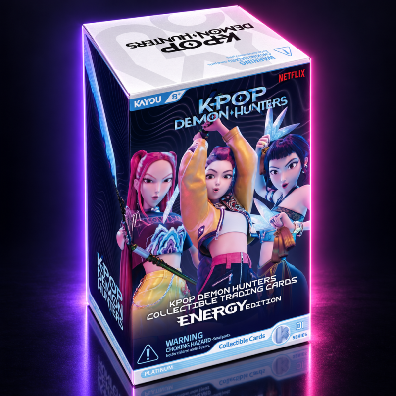 Sobre de cartas coleccionables Kayou Energy Edition de KPop Demon Hunters