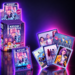 Caja de 40 sobres de cromos de KPop Demon Hunters de Bizak con cromos sueltos