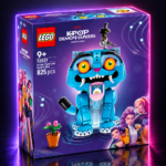 Caja del set LEGO 72537 Derpy Tiger y Sussie Bird de KPop Demon Hunters, 825 piezas