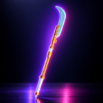 Espada Nerf Curved Moon de Mira de espuma, KPop Demon Hunters