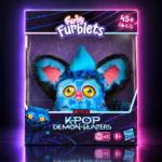 Furby Furblets de Derpy Tiger en su caja, KPop Demon Hunters