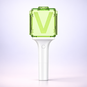 Lightstick blanco con cabezal verde en forma de v, WayV